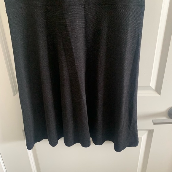 LOFT Plus Gray Dress Size 16 - Picture 3 of 9